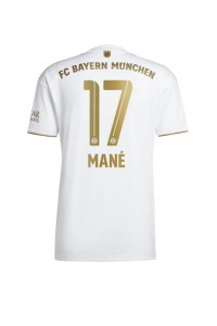 Bayern Munich Sadio Mane #17 Fotballdrakt Borte Klær 2022-23 Korte ermer